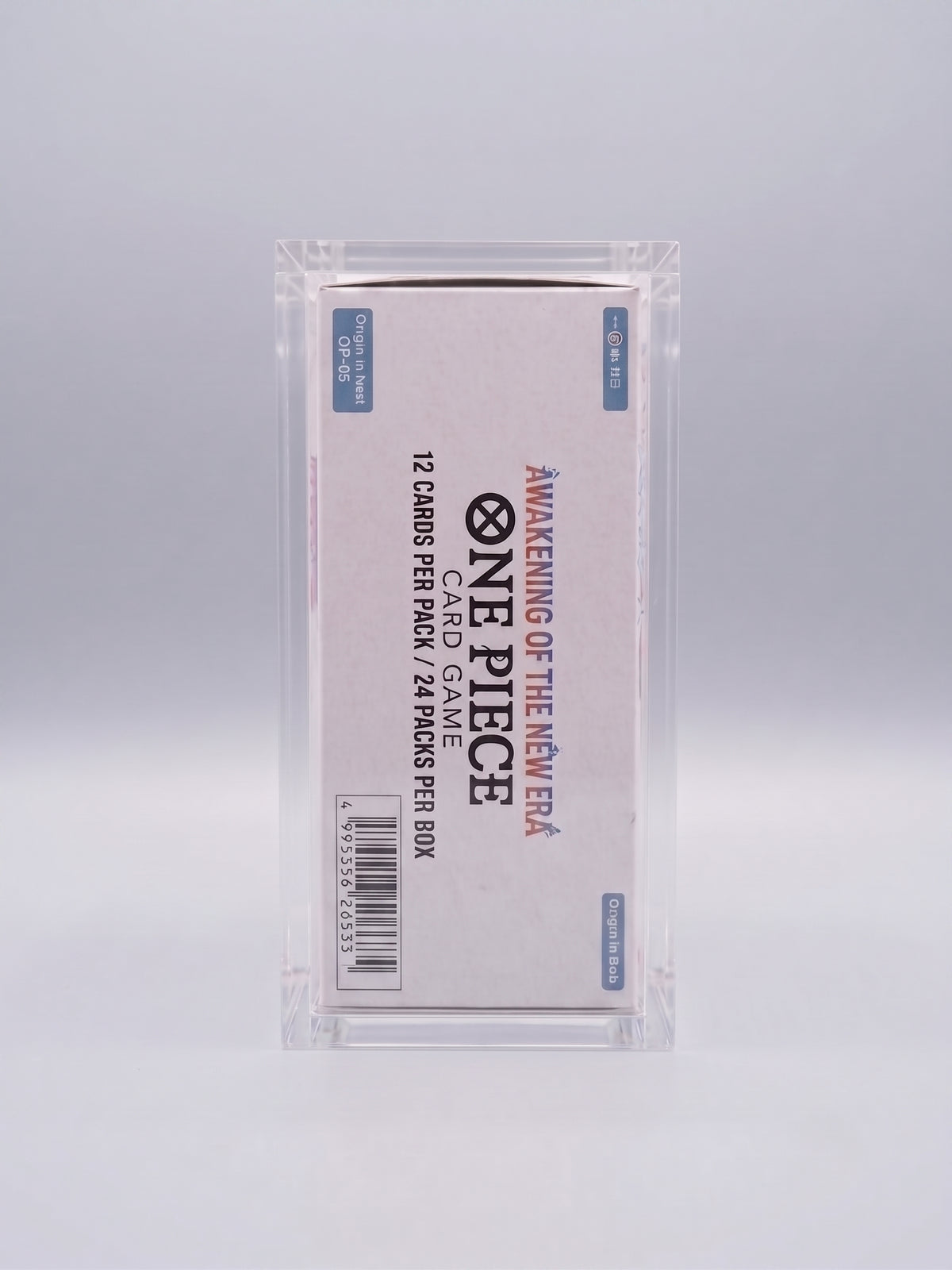 Caja Metacrilato BoosterBox One Piece con Cierre Magnético | King Load
